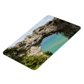 ミシガン州マッキナック島のアーチロック マグネット (左側)