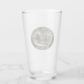 ミシガン州マッキナック島の馬と馬車 タンブラーグラス (裏面)