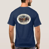 ミシガン州マッキナック島の馬と馬車 Tシャツ (裏面)