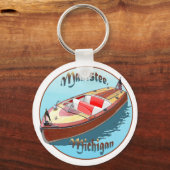 ミシガン州マニスティー キーホルダー (正面)