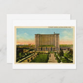 ミシガン州ミシガンセントラルステーションデトロイト シーズンカード (正面/裏面)