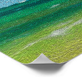 ミシガン州ムスケゴンビーチ&ライトハウス(油) ポスター (角)