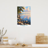 ミシガン州ムスケゴン湖 ポスター (キッチン)