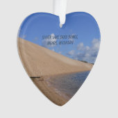 ミシガン州メアーズのシルバーレイクサンド・デューンズ オーナメント (正面)