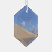 ミシガン州メアーズのシルバーレイクサンド・デューンズ ガラスオーナメント (正面右)