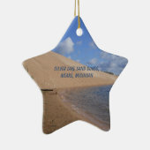 ミシガン州メアーズのシルバーレイクサンド・デューンズ セラミックオーナメント (右)