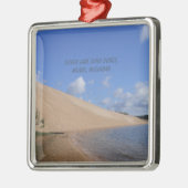 ミシガン州メアーズのシルバーレイクサンド・デューンズ メタルオーナメント (左)