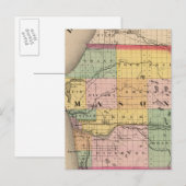 ミシガン州メイスンの地図 ポストカード (正面/裏面)