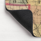 ミシガン州モンカルム郡地図 マウスパッド (コーナー)