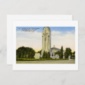 ミシガン州リトル・フラワーウッドワード・アヴェの聖堂 ポストカード (正面/裏面)