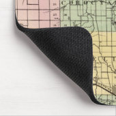 ミシガン州リビンストン郡の地図 マウスパッド (コーナー)