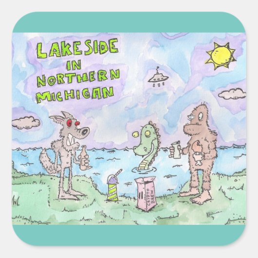 ミシガン州レイクサイド スクエアシール (正面)