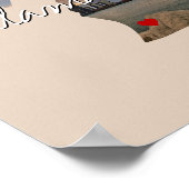 ミシガン州写真の挿入と町名 ポスター (角)