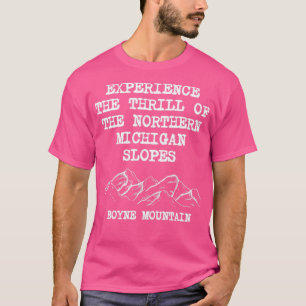 ミシガン州北部の斜面のスリル Tシャツ