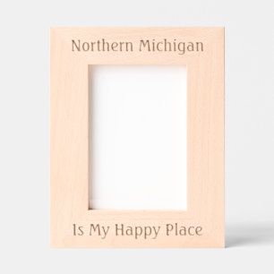 ミシガン州北部 – レーザーエッチングフレーム レーザー彫刻フレーム