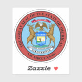 ミシガン州印 シール (シート)