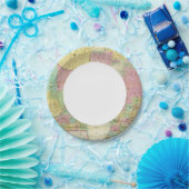 ミシガン州図 ペーパープレート (パーティー)