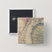 ミシガン州図 缶バッジ (正面&裏面)