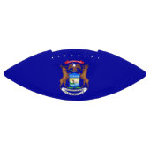 ミシガン州旗を持つ愛国的なアメリカンフットボール アメリカンフットボール (パネル)