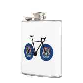 ミシガン州旗サイクリング フラスク (左)