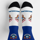 ミシガン州旗パトリオティック,米国州保険料 ソックス (上部)