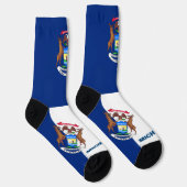 ミシガン州旗パトリオティック,米国州保険料 ソックス (右)