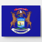 ミシガン州旗プラーク フォトプラーク (正面)