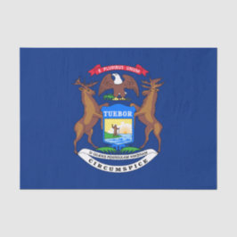 ミシガン州旗州 薄葉紙