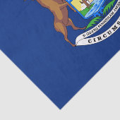 ミシガン州旗州 薄葉紙 (詳細)