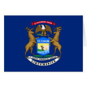 ミシガン州旗 (正面横)