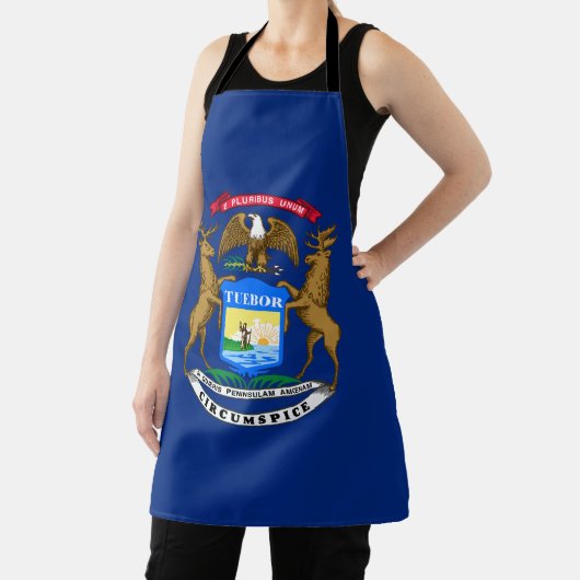 ミシガン州旗 エプロン (インサイチュ)
