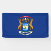 ミシガン州旗 横断幕 (横)