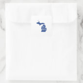 ミシガン州産の青いミチランダー スクエアシール (バッグ)