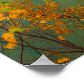 ミシガン州秋の鉱山城 ポスター (角)