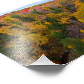 ミシガン州秋、Cut River valley フォトプリント (角)