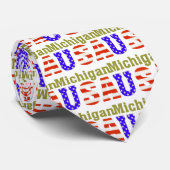 ミシガン州米国! ネクタイ (ロール)