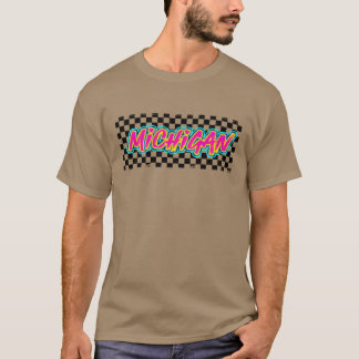 ミシガン州落書きチェッカーズ Tシャツ