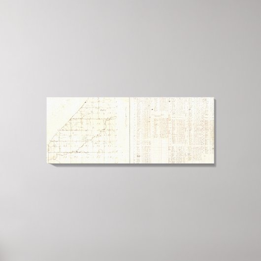 ミシガン州調査 キャンバスプリント (正面)