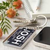 ミシガン州1981のナンバープレートのKeychainのカスタム キーホルダー (正面右)