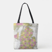 ミシガン州2の新しい地図 トートバッグ (裏面)