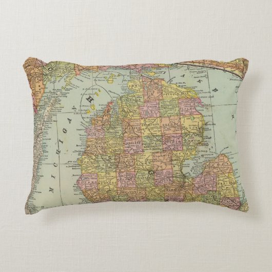ミシガン州3 アクセントクッション (正面)