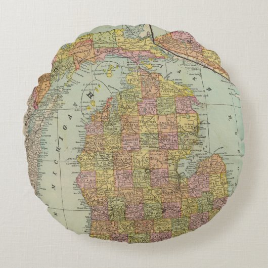 ミシガン州3 ラウンドクッション (正面)