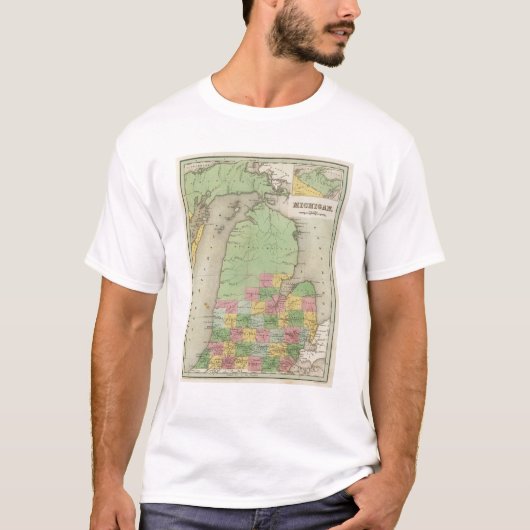 ミシガン州4 Tシャツ (正面)