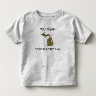 ミシガン州 – アメリカのハイファイブTシャツ トドラーTシャツ