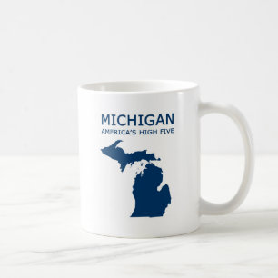 ミシガン州。 アメリカの高い5 コーヒーマグカップ