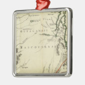 ミシガン州、ウィスコンシン、イリノイ メタルオーナメント (左)