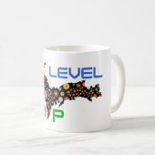 ミシガン州 – トレンディーデザインの上部半島 コーヒーマグカップ (正面右)