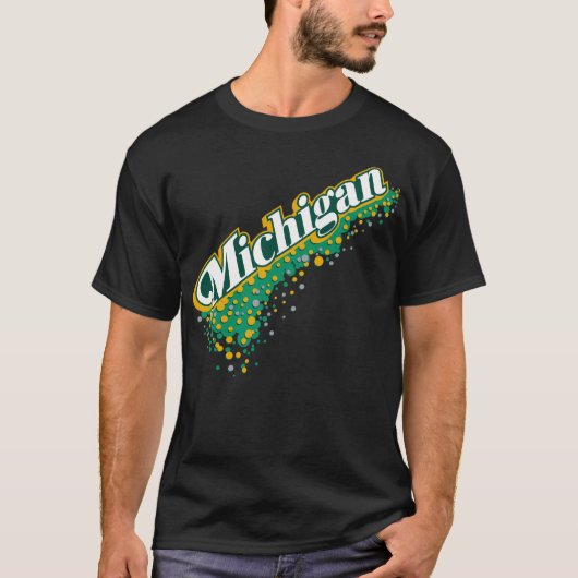 ミシガン州(バブリー・ヴァーナー) Tシャツ (正面)