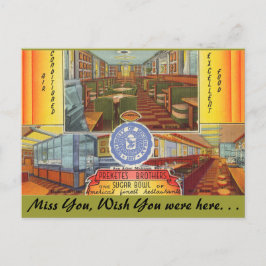 ミシガン州、プレクテ・ブラザーズ。砂糖入れ ポストカード