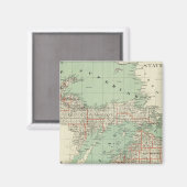 ミシガン州 マグネット (正面/裏面)